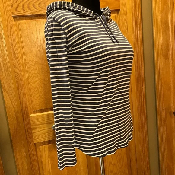 Eddie Bauer striped Hoodie Lightweight - Picture 2 of 4